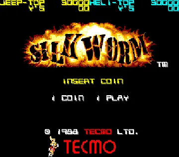 Silk Worm (set 1) screen shot title